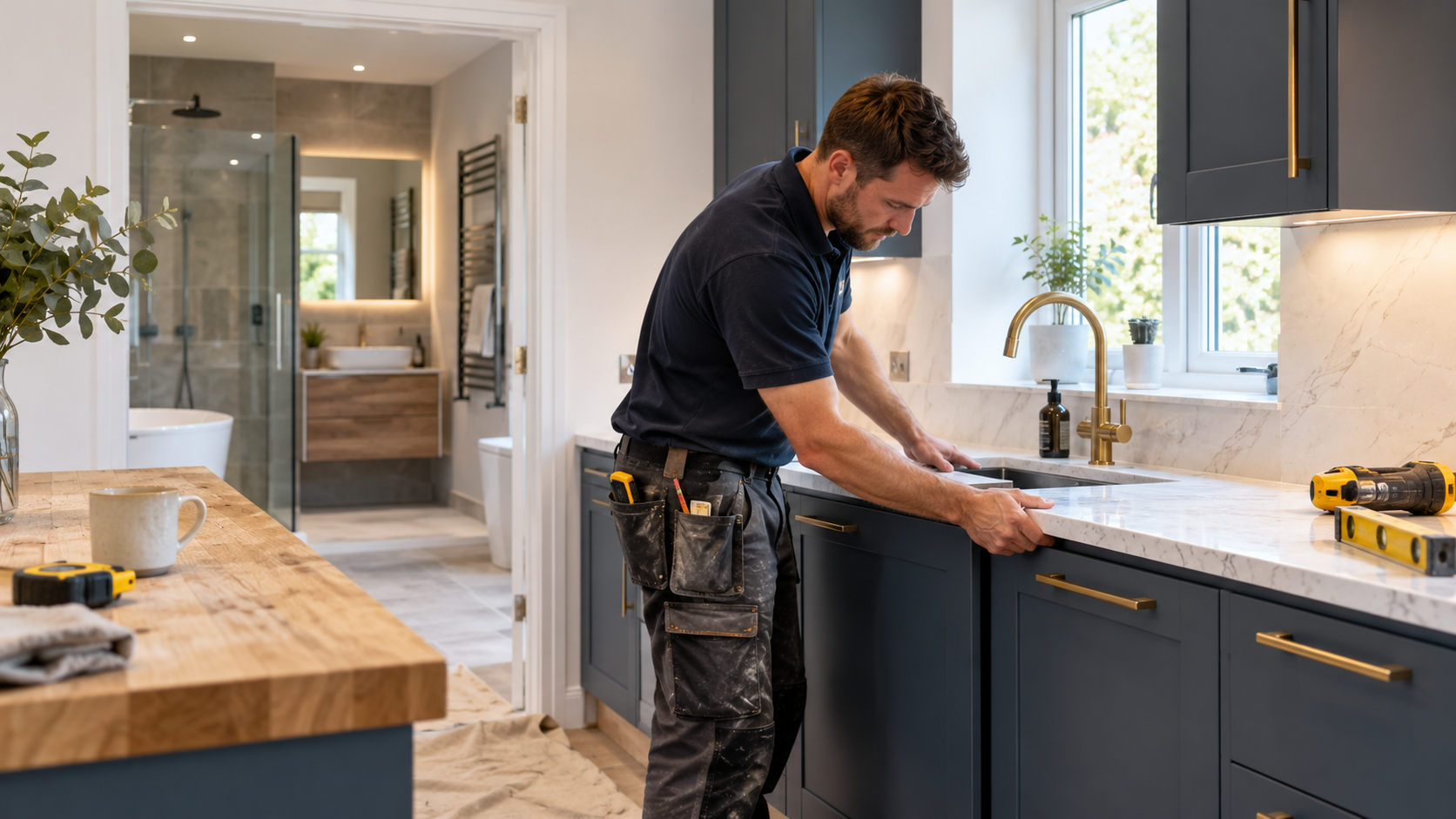 Kitchen fitting and interior refurbishment work